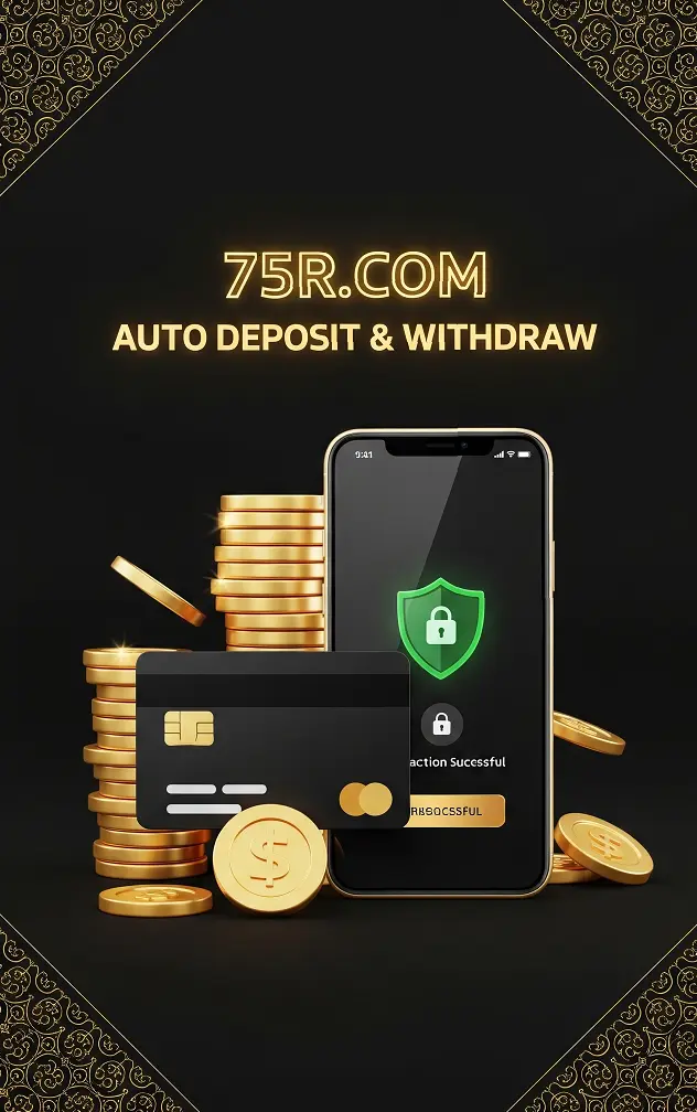 75r.com คู่มือการฝาก-ถอน ระบบออโต้ที่ปลอดภัยและรวดเร็วที่สุด